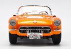 Orange 1:18 Scale Maisto Diecast 1957 Chevrolet Corvette Model