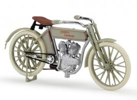 1:18 Scale Khaki Diecast Harley Davidson 1909 TWIN 5D V-TWIN