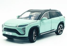 Black / White / Blue 1:24 Scale Diecast NIO ES6 SUV Toy