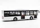 1:43 Scale White Diecast Sunlong SLK6109 City Bus Model