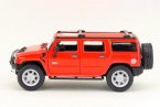 White / Black / Yellow / Red Kids Diecast Hummer H2 Toy