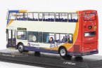 1:76 Scale White CMNL Britain Dennis Double-Decker Bus Model