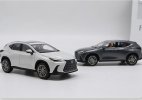 White / Gray / Black 1:43 Kyosho Diecast Lexus NX 450h Model