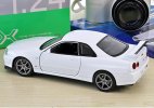 1:24 Scale Welly Diecast Nissan Skyline GT-R R34 Model