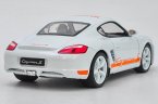 White 1:24 Scale Welly Diecast Porsche Cayman S Model