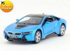 Silver / Black / White / Blue 1:36 Kids Diecast BMW I8 Toy
