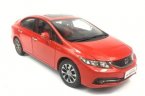 Red 1:18 Scale Diecast 2014 Honda CIVIC Model