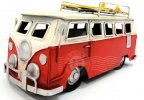 Red / Blue / Green / Yellow Handmade Small Scale Tinplate VW Bus