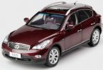 White / Gray / Red 1:18 Scale 2013 Diecast Infiniti EX25 Model