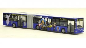 Blue 1:87 Scale Rietze Mercedes-Benz Citaro Articulated Bus