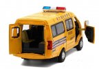 Yellow Kids Power Lines Repair Die-cast Van Bus Toy