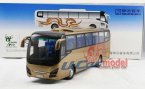 1:42 Scale Golden / Silver Die-Cast ShangHai Sunwin Tour Bus