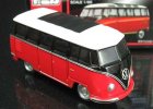 Red-Black 1:65 Mini Scale Kids Diecast VW T1 Bus Toy