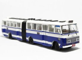 Blue 1:76 Scale NO. 68 ShangHai SK661F Diecast Bus Model