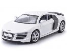 Silver / Red / White Kids 1:32 Scale Diecast Audi R8 GT Toy