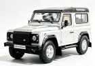 Silver 1:43 Almost Real Diecast Land Rover Defender 90 Model