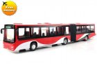 Yellow / Red / White Die-Cast Articulate Beijing City Bus Toy