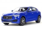 Blue / Black / White / Golden Diecast Maserati Levante Model