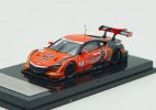 1:64 Orange Diecast Honda Acura NSX Concept Super GT500 Model