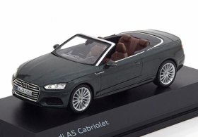 Silver /White /Green 1:43 Diecast 2017 Audi A5 Cabriolet Model