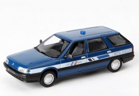 Blue 1:43 Scale NOREV Diecast 1992 Renault 21 Nevada Model