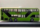 1:76 Green Diecast Dennis Enviro 500 Double Decker Bus Model
