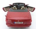 1:18 Scale Red Diecast Mercedes-Benz SL550 Convertible Car Model