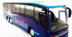 Diecast Red / White / Blue Kids Airport Express Tour Bus Toy