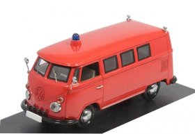 Red 1:43 Scale Schuco Die-Cast VW Bus T1 Model