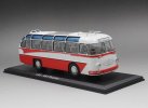 White-Green 1:43 Scale Die-Cast LAZ-697 Tourist Bus Model