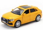 White / Blue / Yellow 1:36 Scale Kids Diecast Audi Q8 SUV Toy