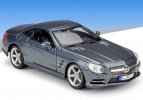 Black / Wine Red 1:24 Scale Bburago MERCEDES-BENZ SL500