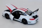 White 1:18 Scale Welly Diecast Porsche 911 GT3 RS Model