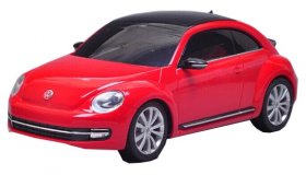 Welly White / Red 1:24 Scale Kids R/C VW New Beetle Toy