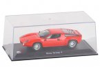 1:43 Scale Red / Silver Diecast Maserati Bora Group 4 Model