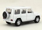 1:43 Scale Kids White / Black Diecast Mercedes Benz G350d Toy