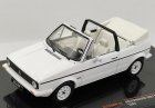 White 1:43 Scale IXO Diecast 1983 VW Golf Cabriolet Mk1 Model