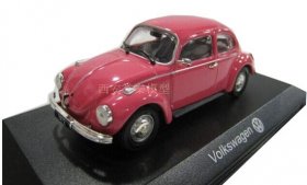 1:43 Scale Green / White / Blue / Red Volkswagen Beetle Model