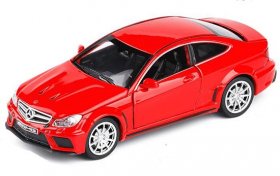 Blue / Red / Black 1:32 Diecast Mercedes-Benz C63 AMG Toy