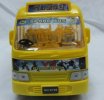 Red / Yellow Kids Plastic Made Transformers City Bus Toy