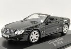 Black 1:43 Scale Diecast Mercedes-Benz SL-Class R230 Model