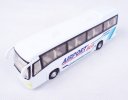 White Kids Airport Theme Tour Bus Toy