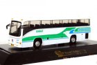 1:76 Scale White-Blue / White-Green GuangZhou Tour Bus Model