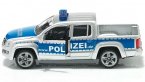 Mini Blue-Silver SIKU 1406 Die-Cast VW Police Pickup Truck Toy