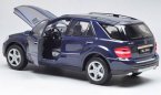 Blue 1:24 Scale Welly Diecast MERCEDES-BENZ ML 350 Model