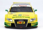 Yellow-Green Norev 1:18 Scale Diecast Audi A4 DTM Model