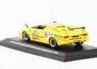 Yellow 1:43 Scale Diecast 1994 Lamborghini Countach Model