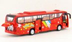 Red Kids 1:48 Scale Diecast Coach Bus Toy