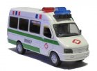 1:32 Scale Green / Red Iveco Ambulance Bus Toy