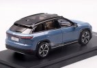 1:43 Scale Blue / Orange Diecast 2022 NIO ES7 SUV Model